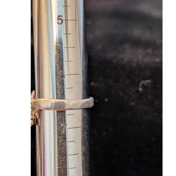 TMA 925 Thailand Sterling Tree Frog Ring Size 6.5 - Picture 7 of 7